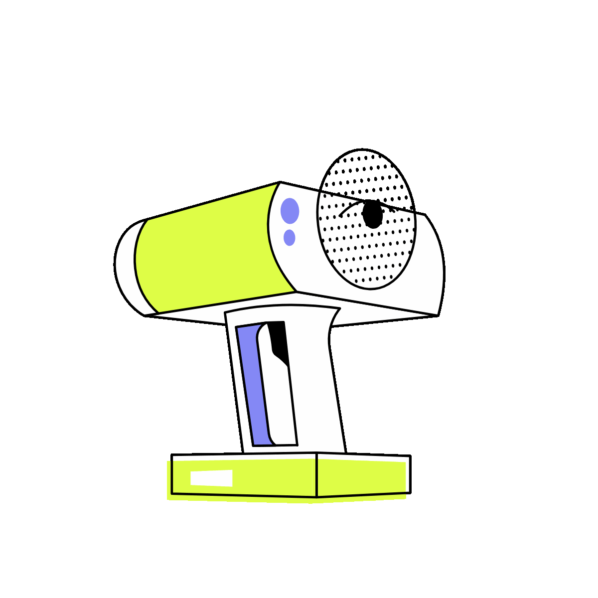Flat 3D Scanner Technology Device Icon