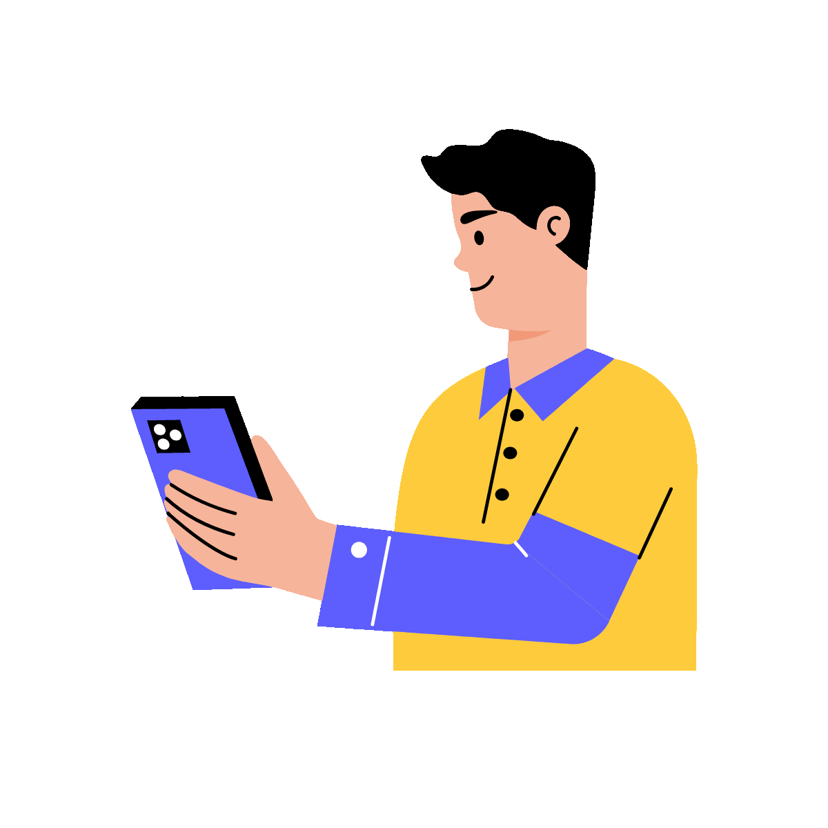 Order Confirmation Flat Animated Illustration