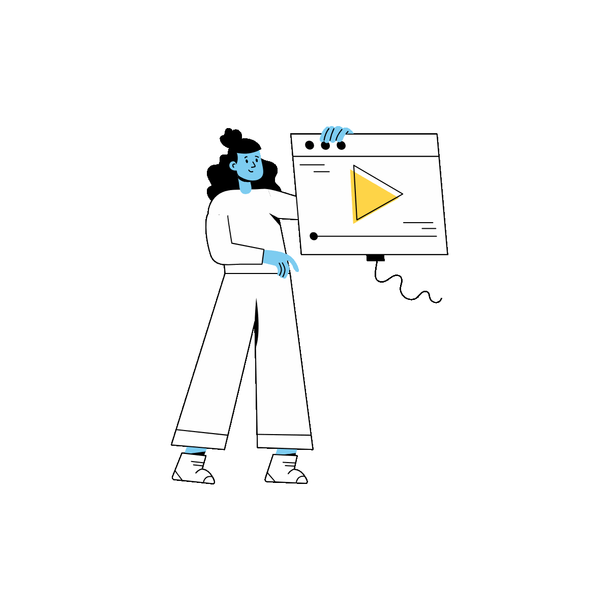 Video Marketing Line Mini Animation