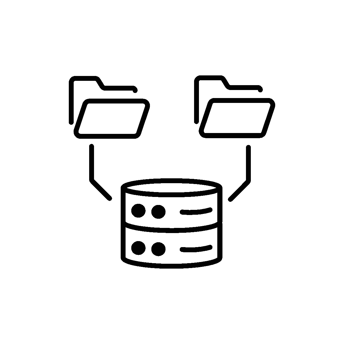 Latest Line Animated Data Collection Icon
