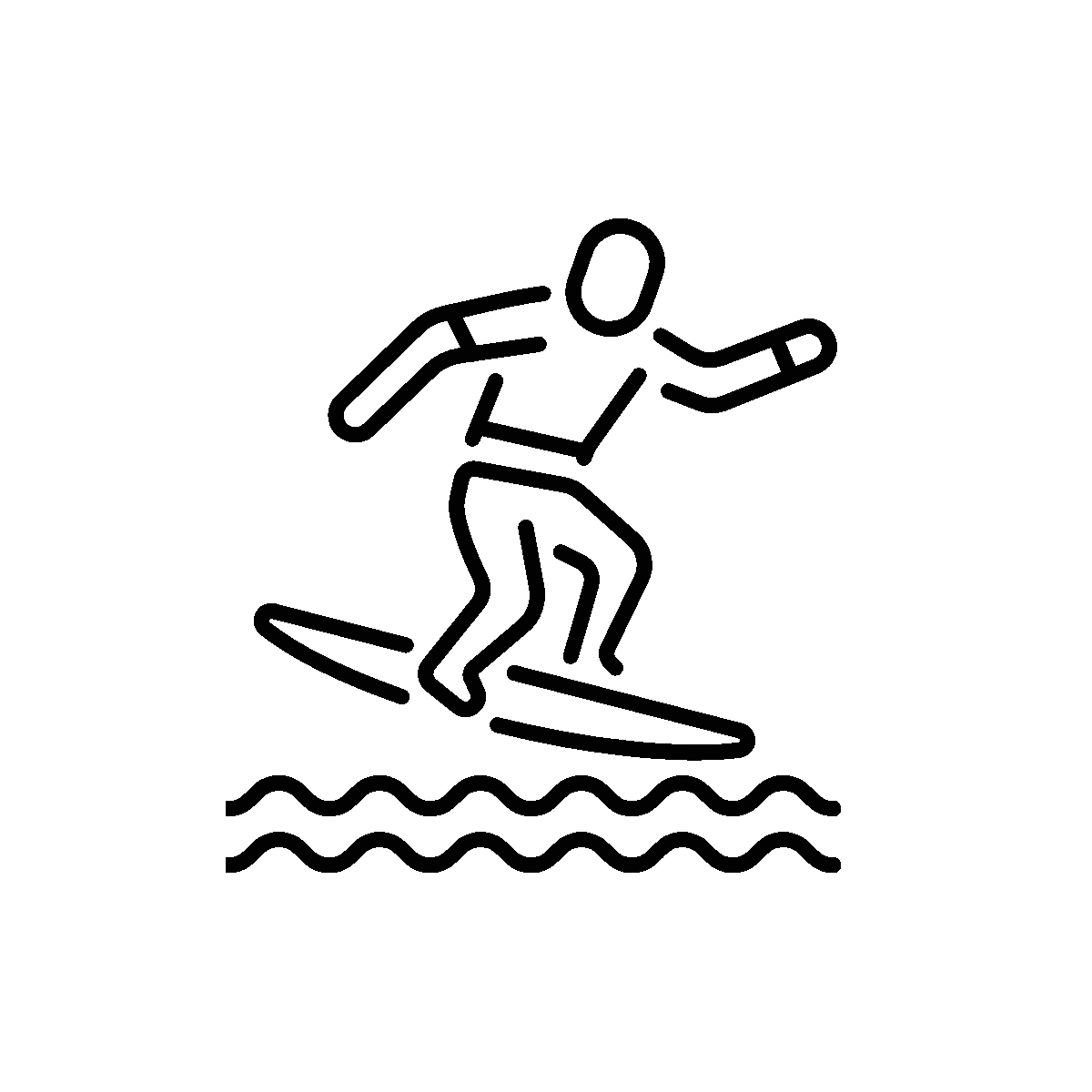 Surfing waves for sport and adventure