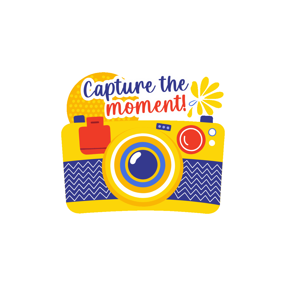 Animated Camera Icon for Lottie Formats