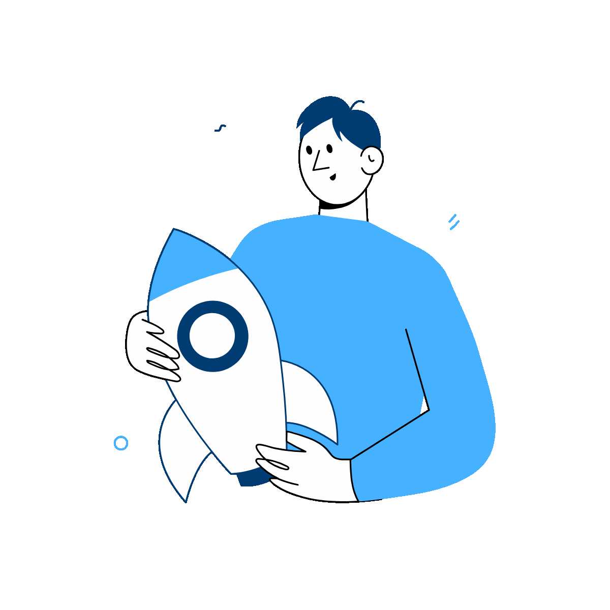 Product Launch Doodle Illustration Design