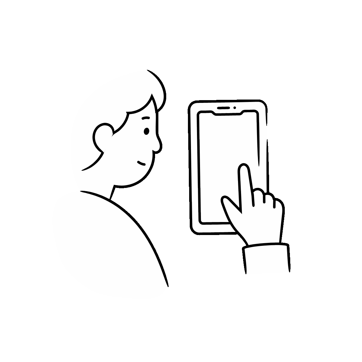 Hand-Drawn Shipping Details Doodle Icon
