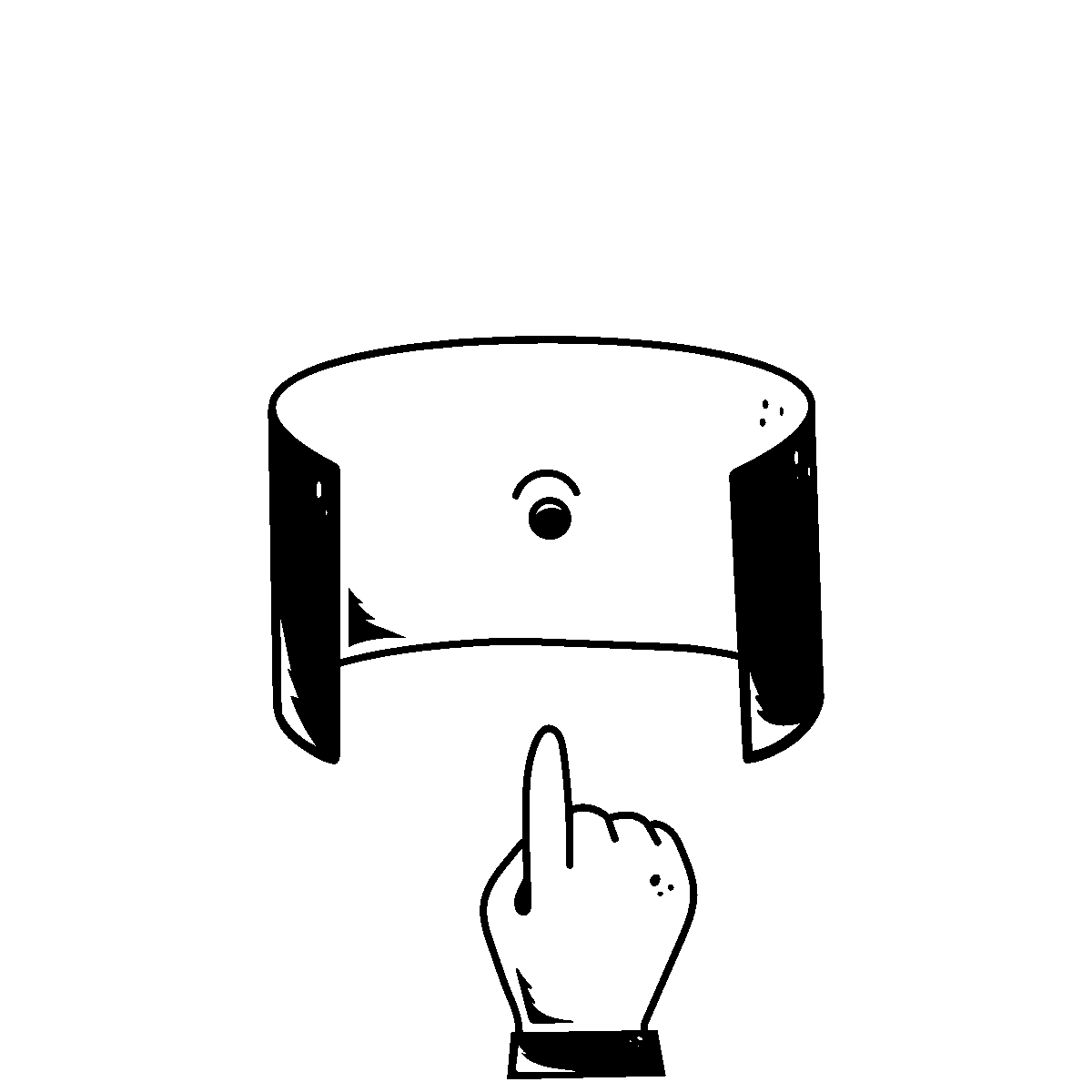 Animated VR Interaction Doodle Icon