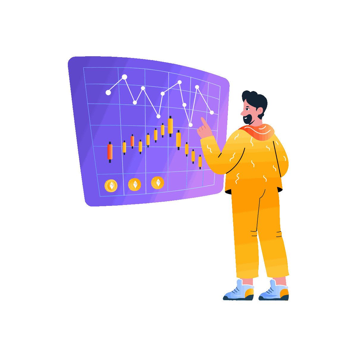 Trading Chart Analysis Art