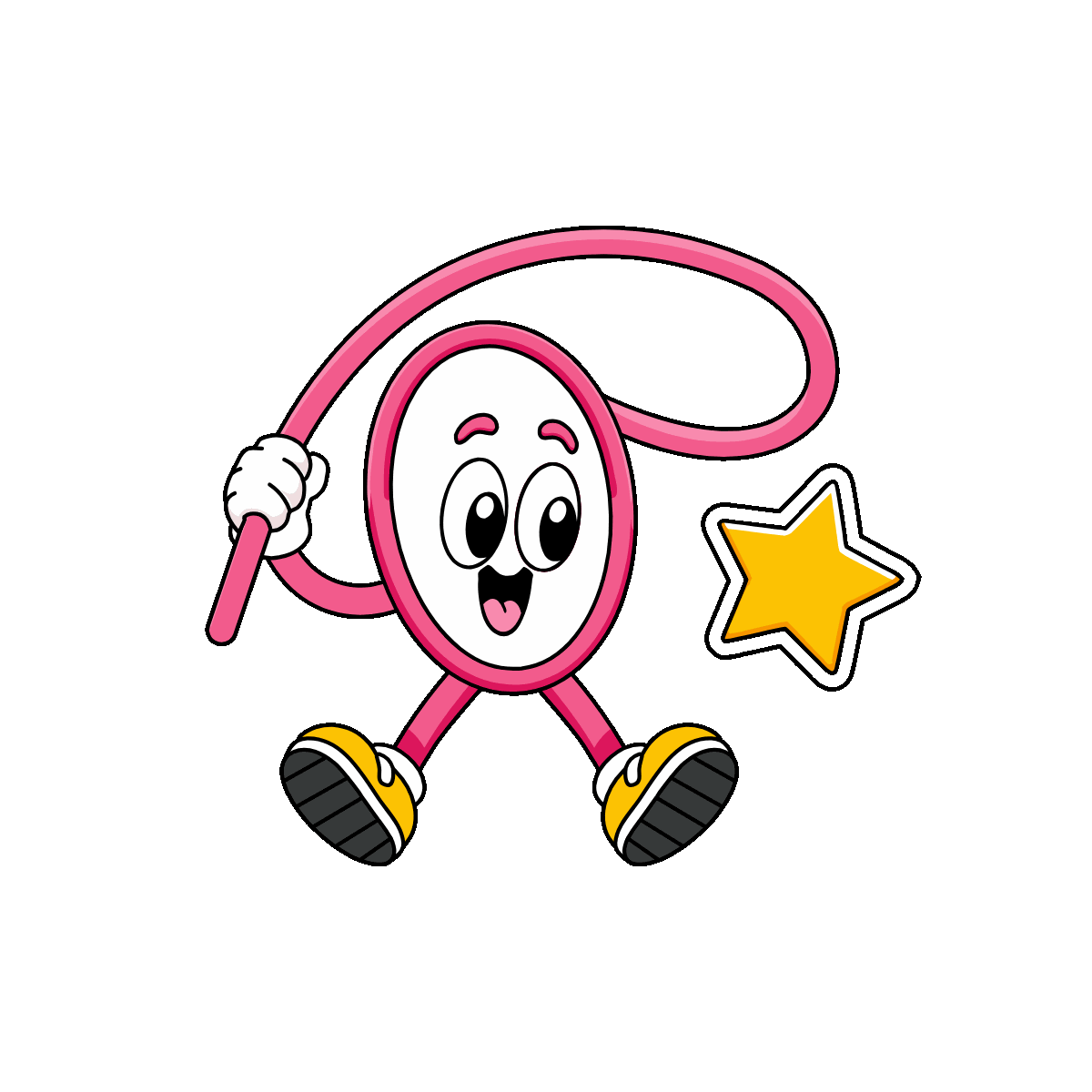 Animated Lasso Tool Character