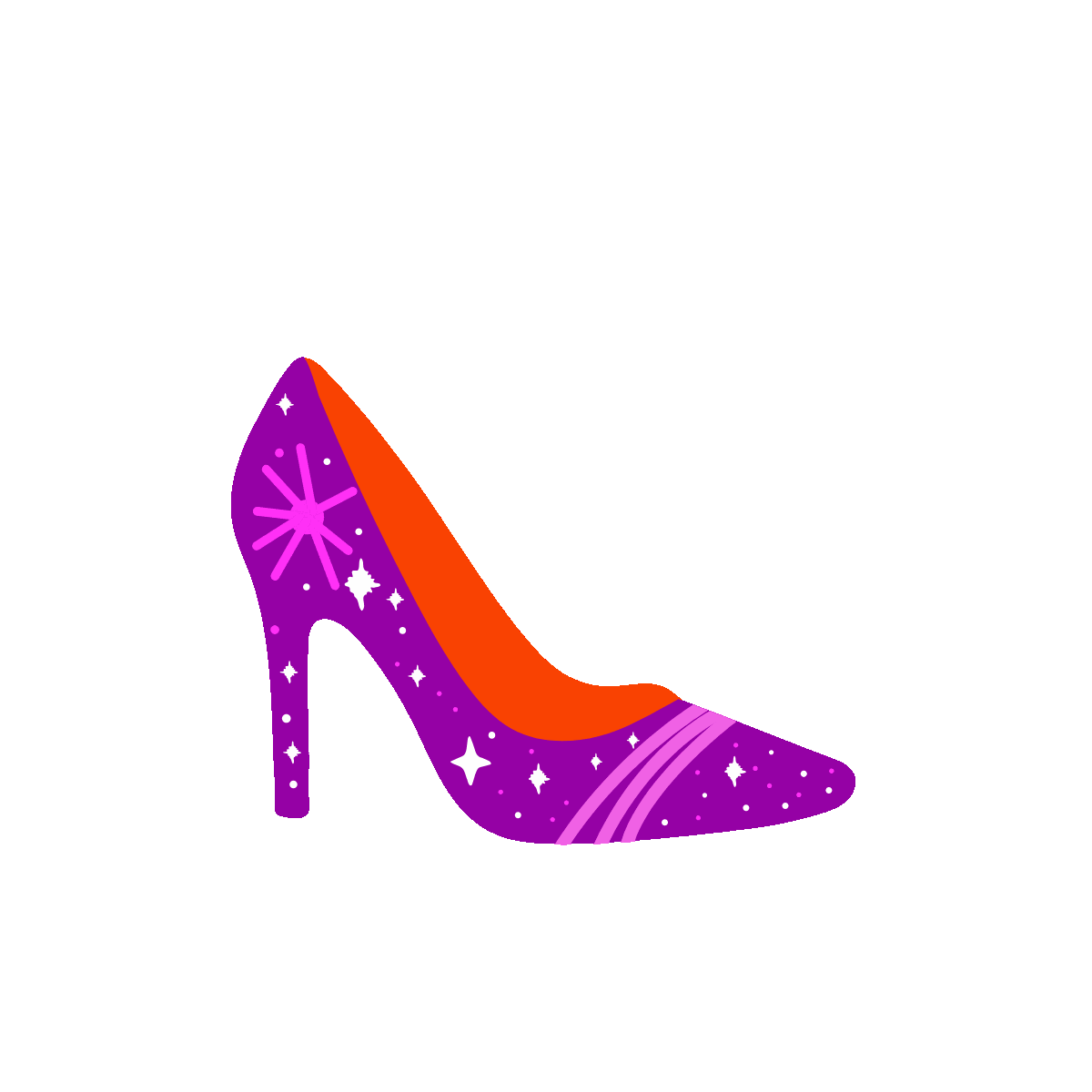 high heel, heel, sandal, shoe, footwear, fashion, lettering, typography, words, font, text, flat