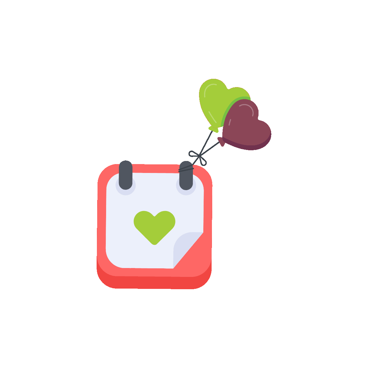 Animated icon of Valentine Day
