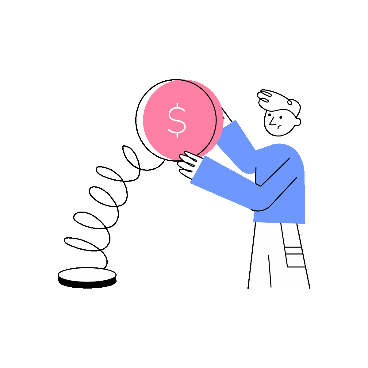 Sketchy Animated Popcorn Bucket Design
