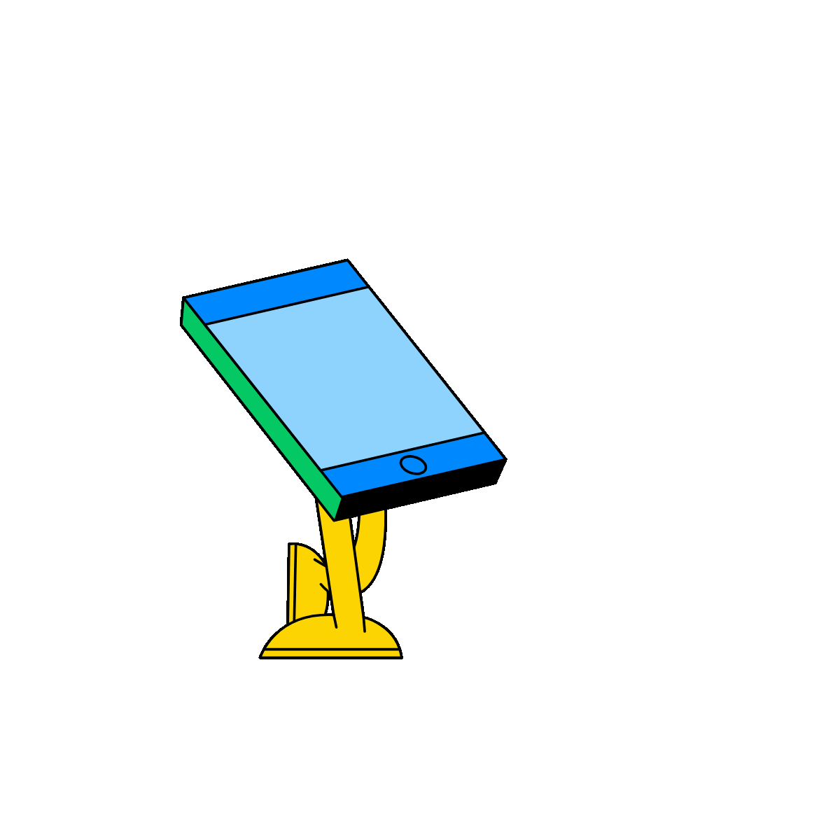 Animated Autonomous Service Robot