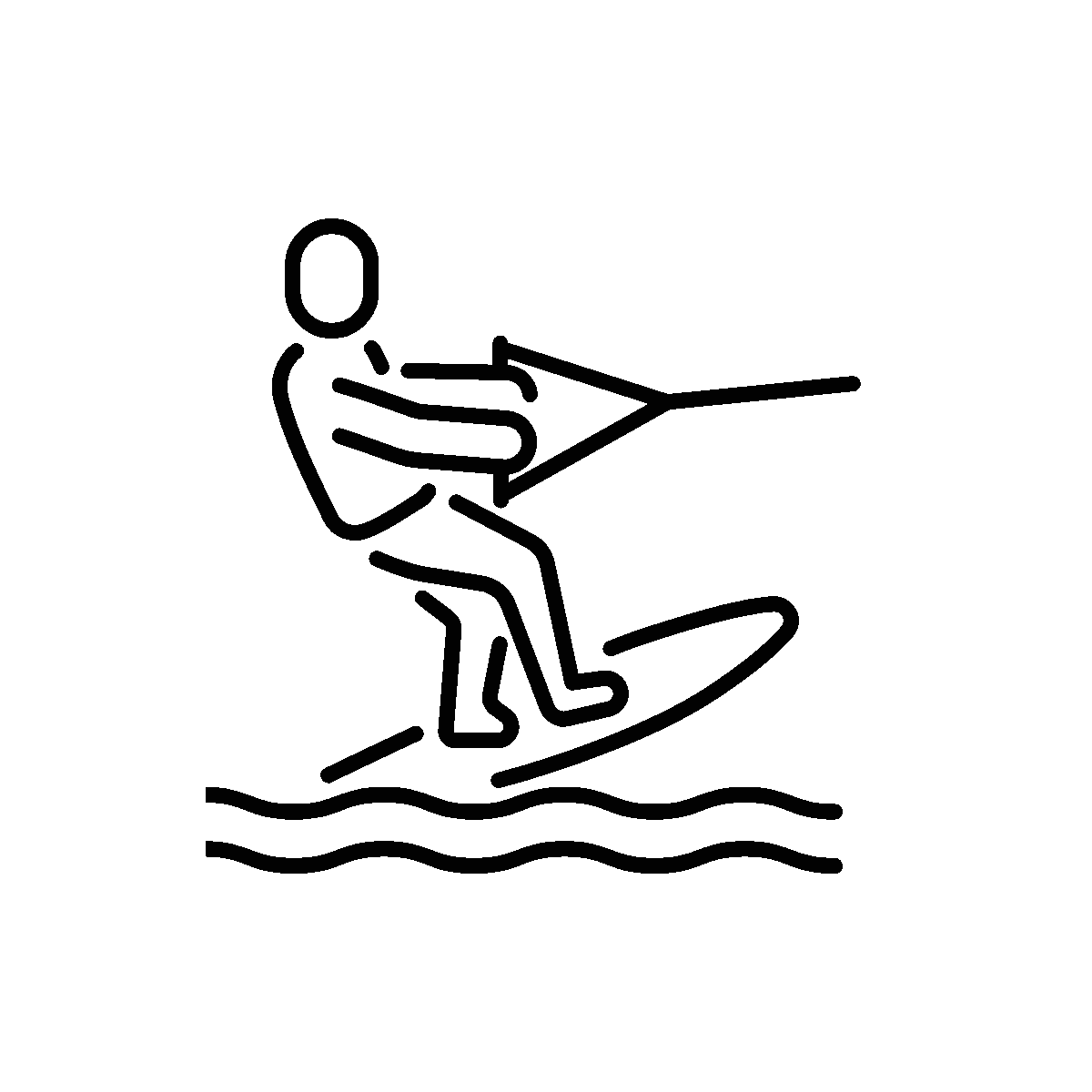 Cable skiing for exciting water recreation