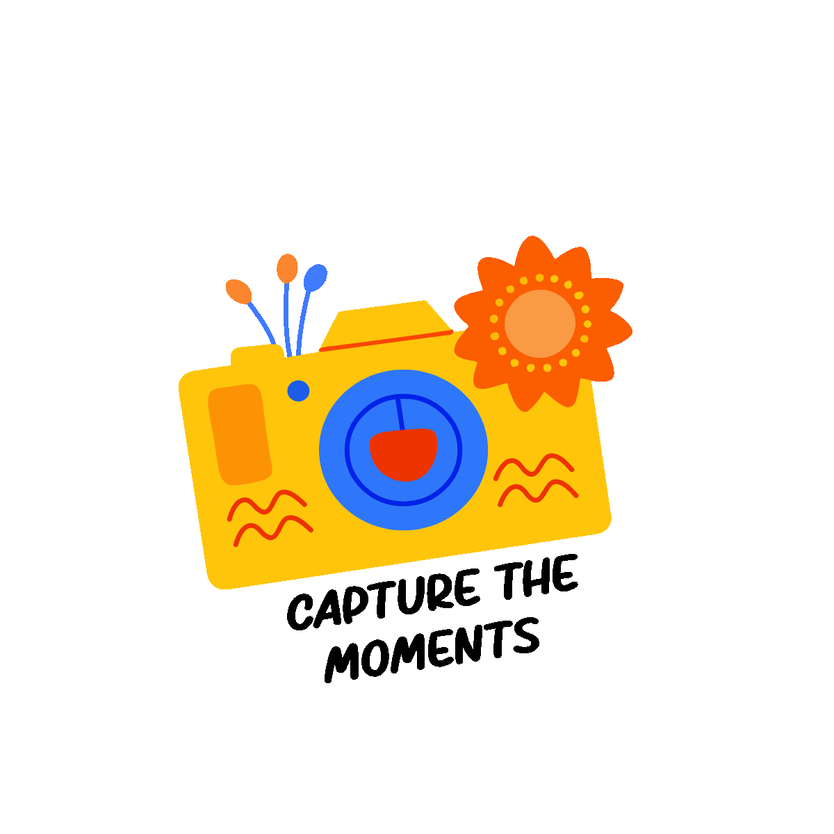 Capture Moments Camera Animated Sticker