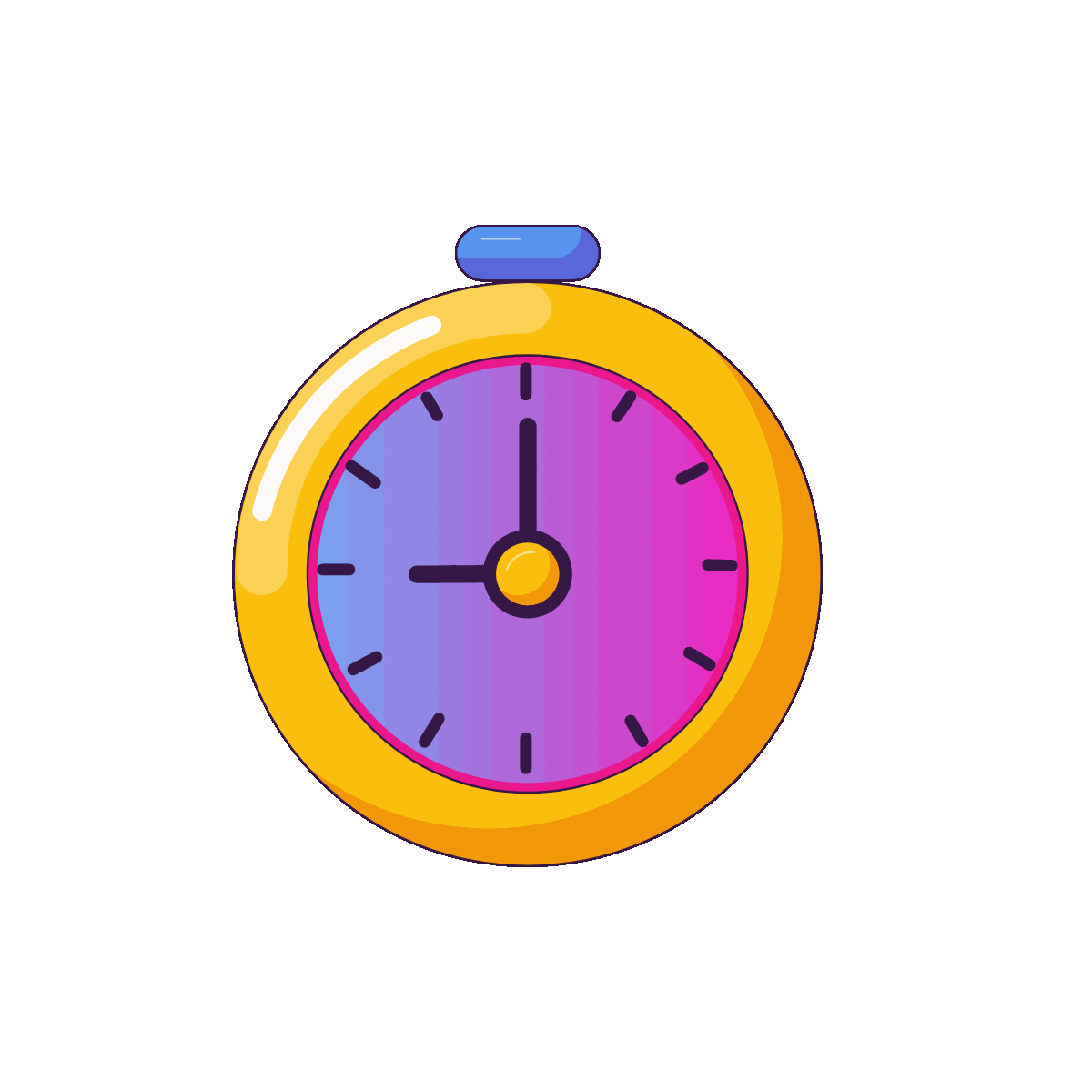 Reminder Symbol Flat Animated Icon Design
