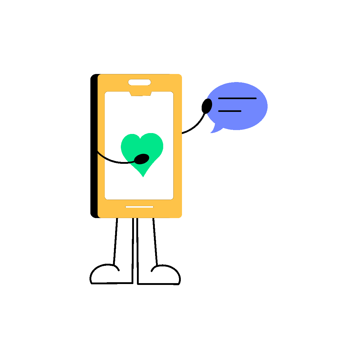 Mobile interaction smartphone communication