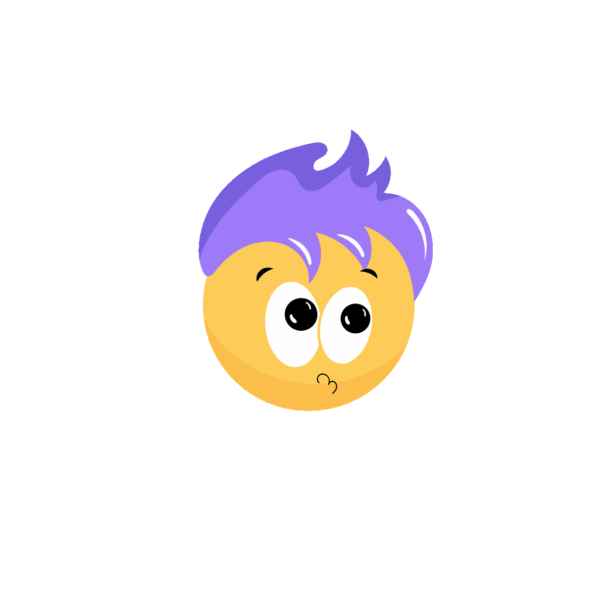 Happy boy emoji design