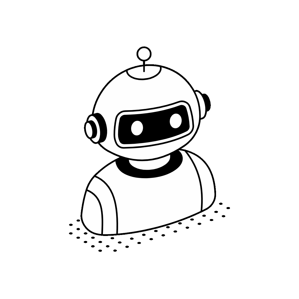 Animated Isometric Robot Finance Advisor