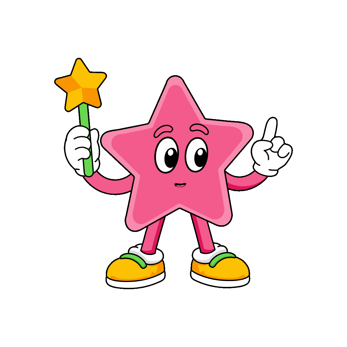 Animated Star Tool Character