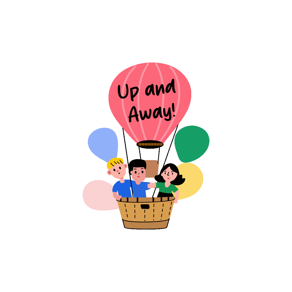 Air balloon friendship adventure experience