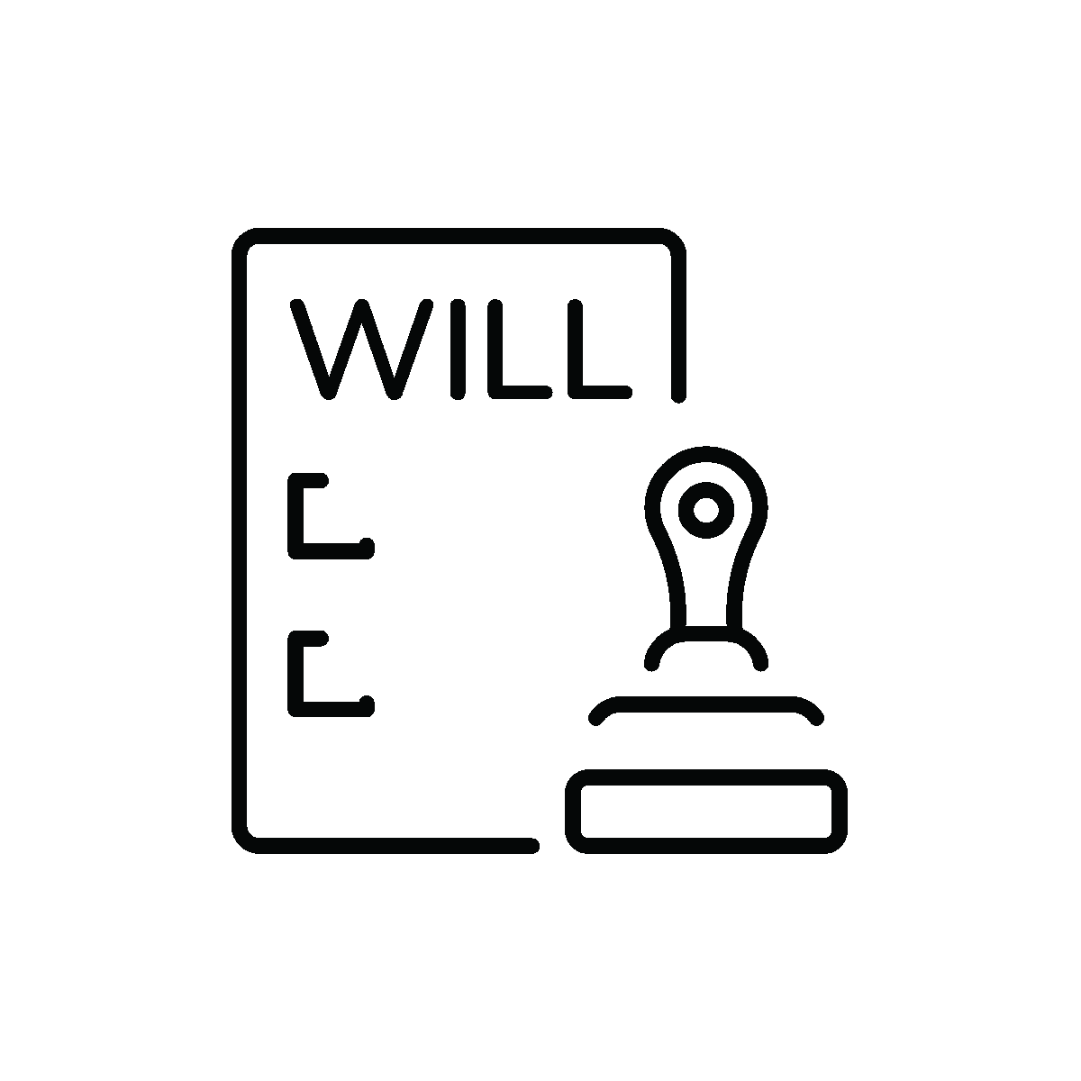 Animated legal will inheritance instruction