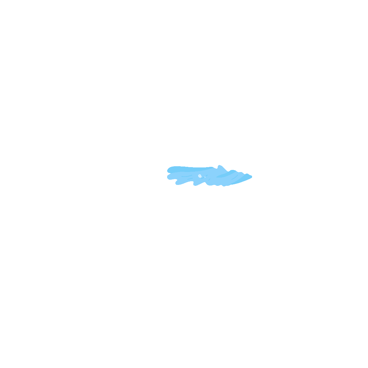 Animated Flat Sticker Icon of Swim Ring