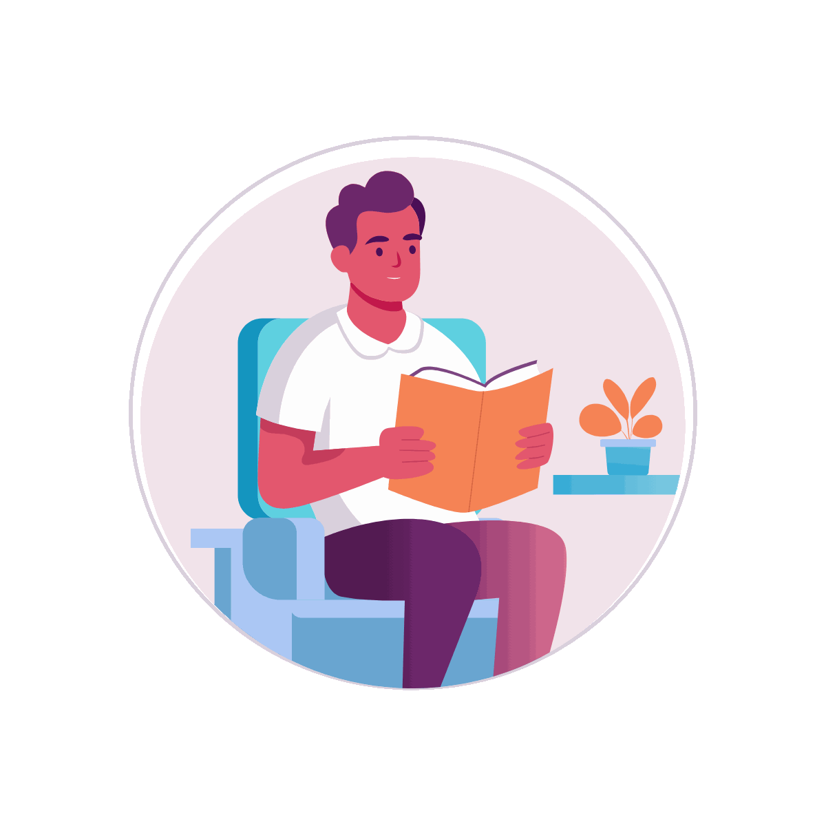 Flat Animated Customer Reviews Illustration
