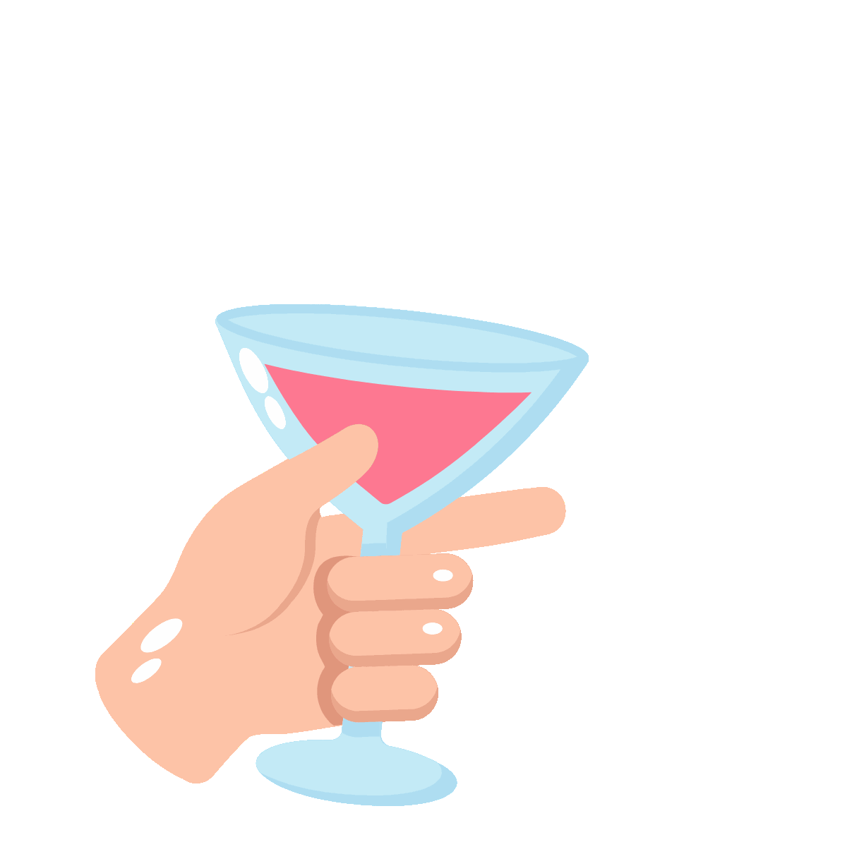Holding Champagne