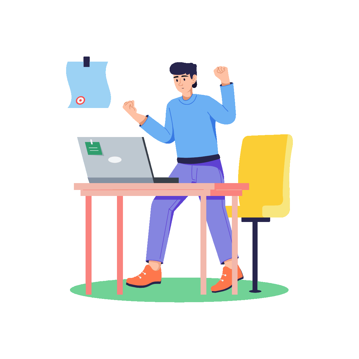 Flat Animated Project Briefing Design