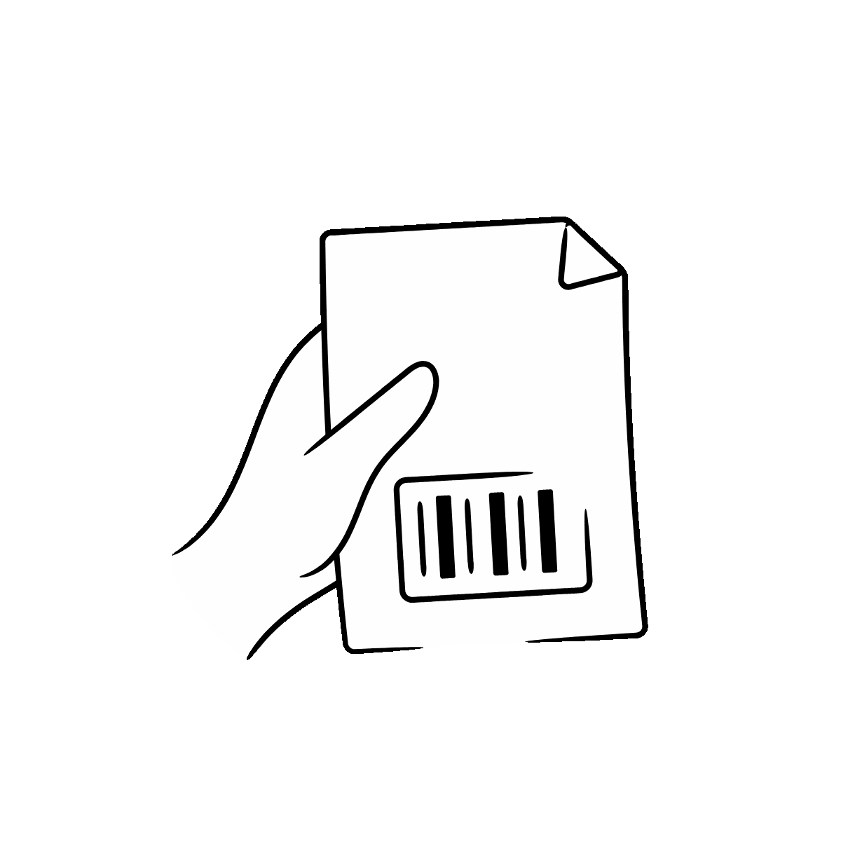 Hand-Drawn Order Verification Doodle Icon