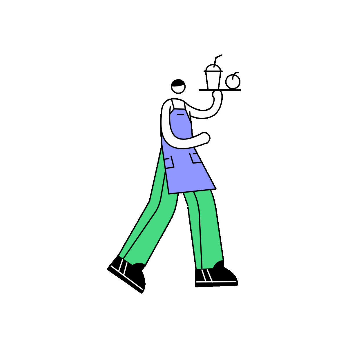 Flat Animated VR Experience Illustration