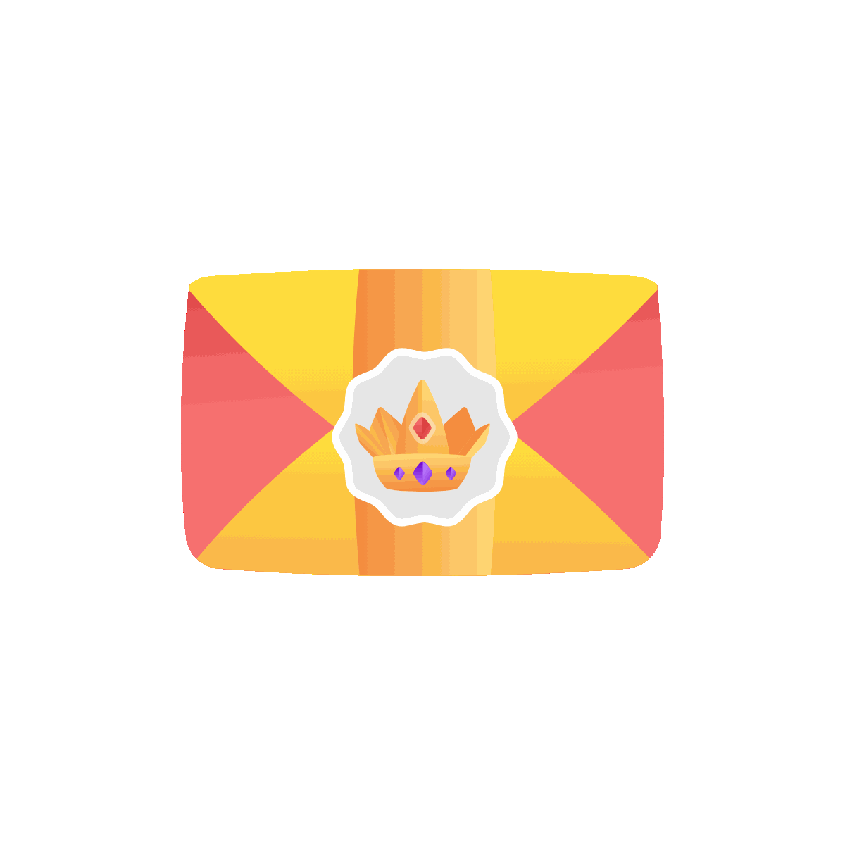 Animated Fairy Mirror Icon Illustration
