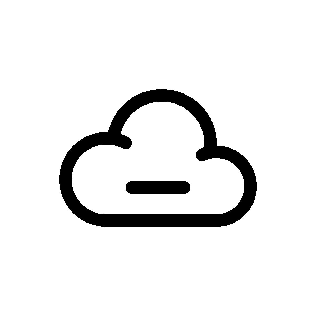 A hover animation design of cloud