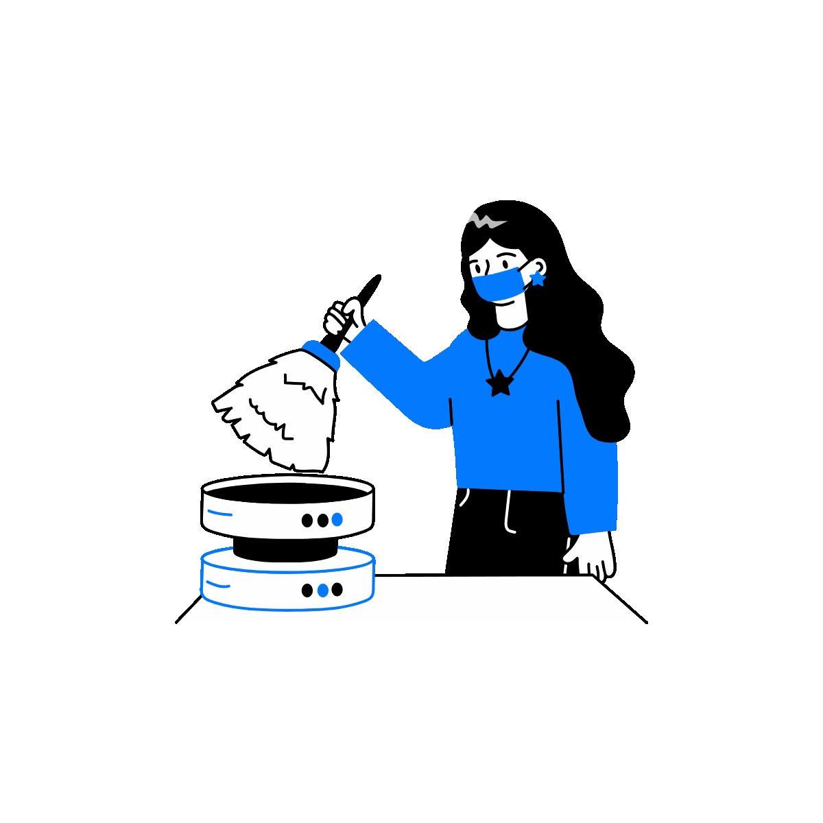 Data Cleaning Doodle Animated Illustration
