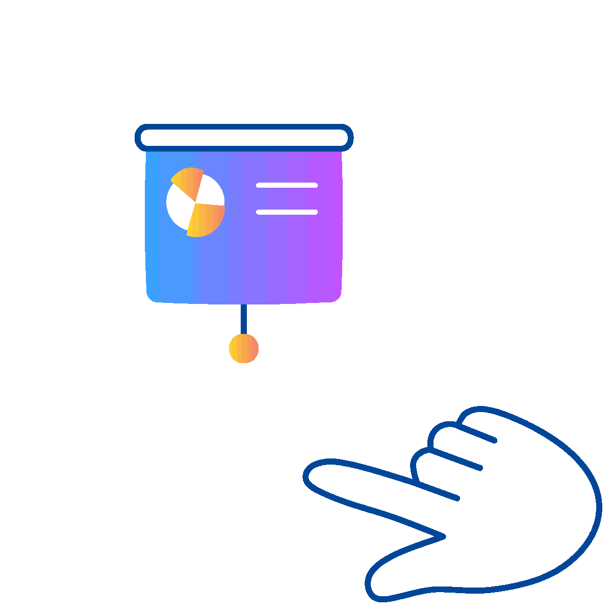 Data chart visual business analytics display