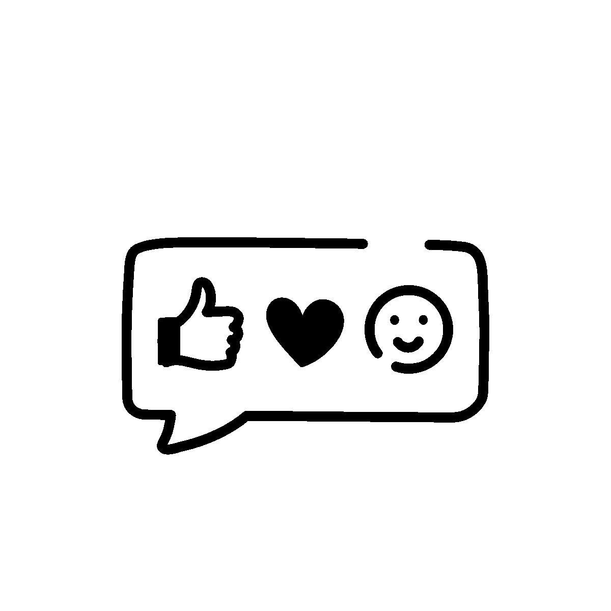 Panel shows live likes, hearts, and emojis.