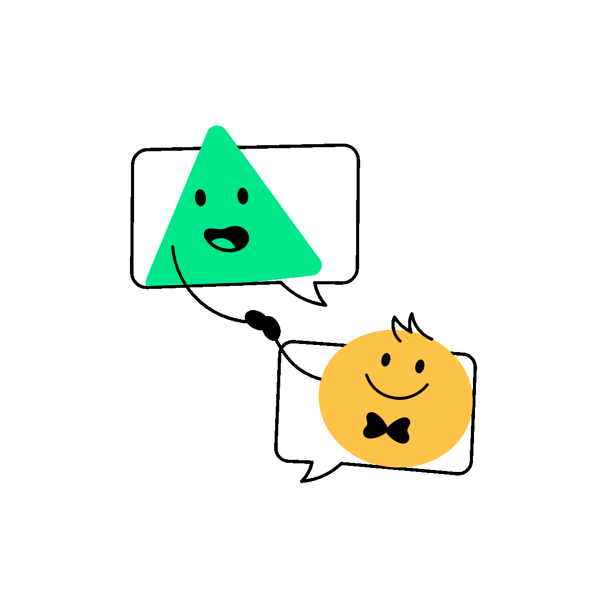 Interaction social communication and response