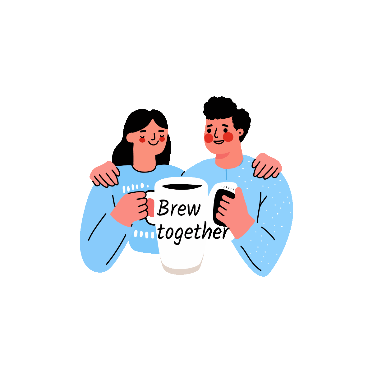 Brew together cozy coffee friendship moment