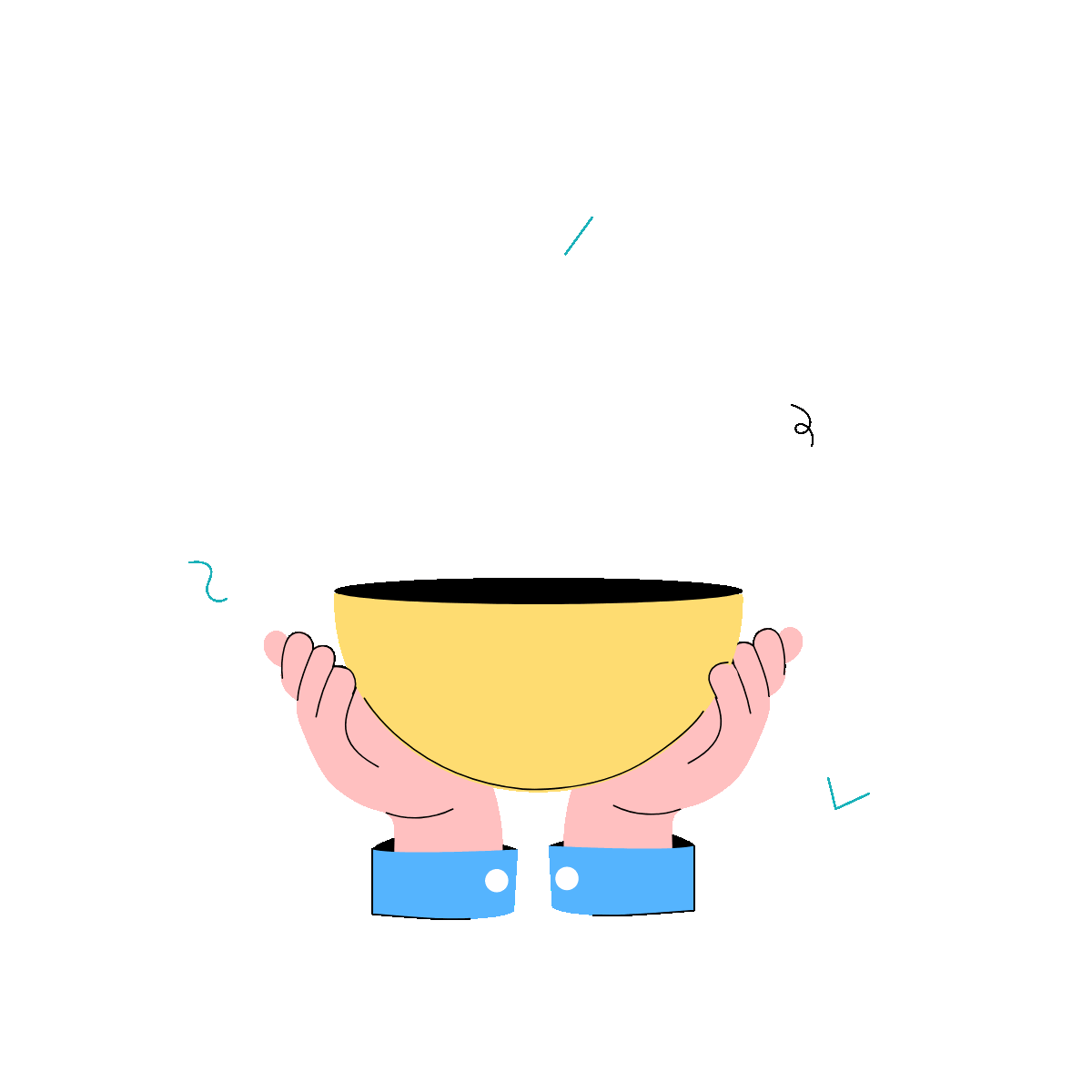 Healthy Food Animated Doodle Mini