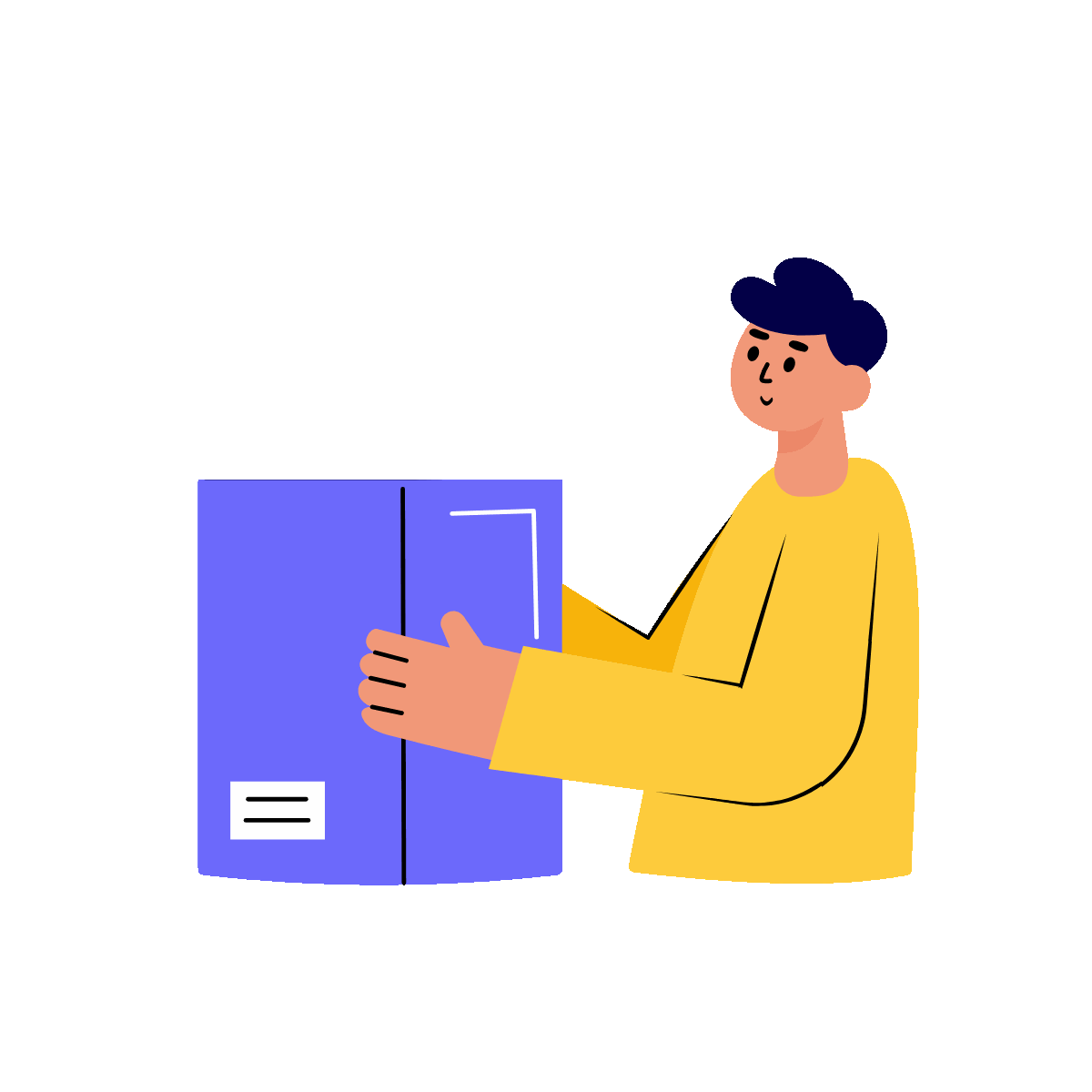Drink Delivery Flat Animated Illustration