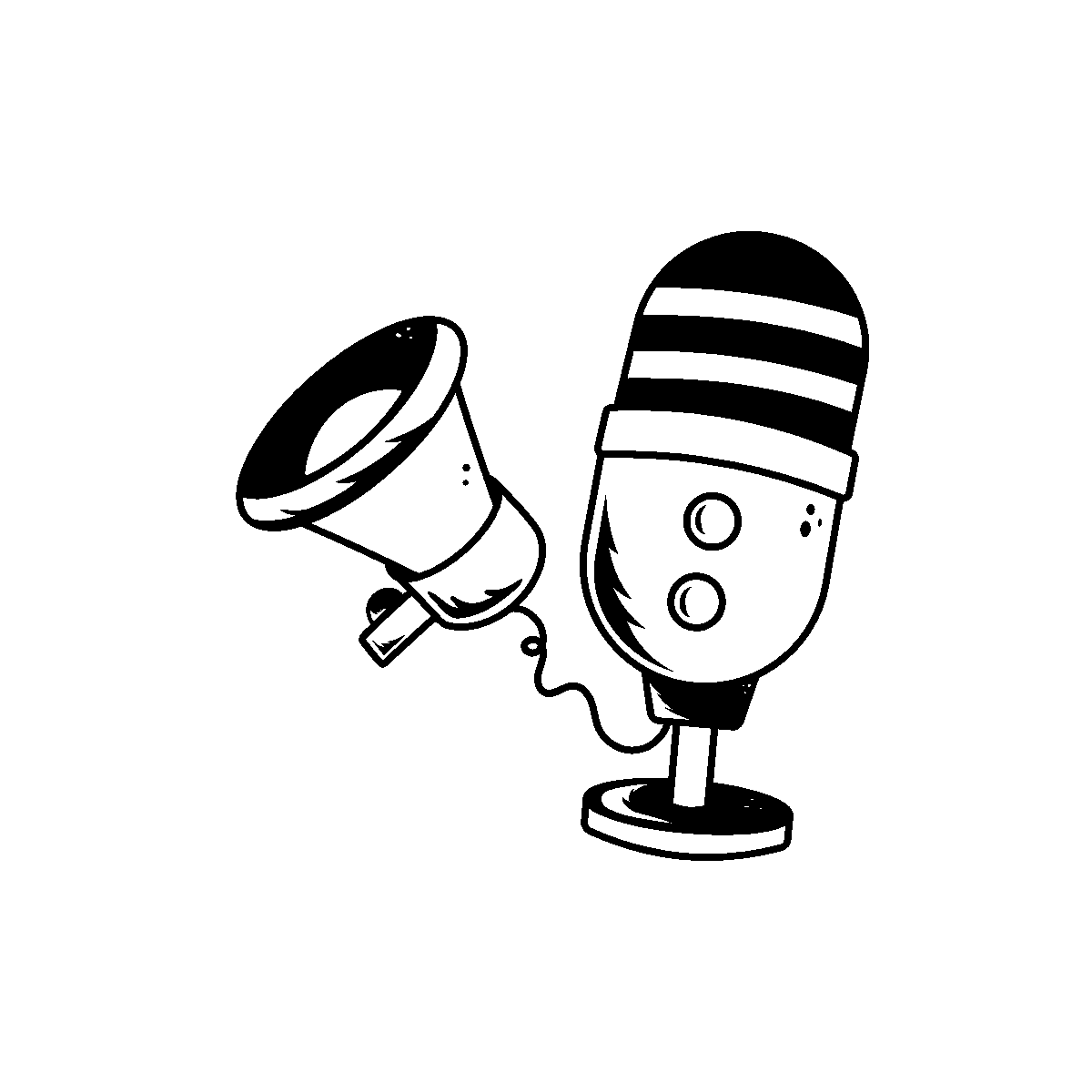 Handy Podcast Marketing Glyph Animation