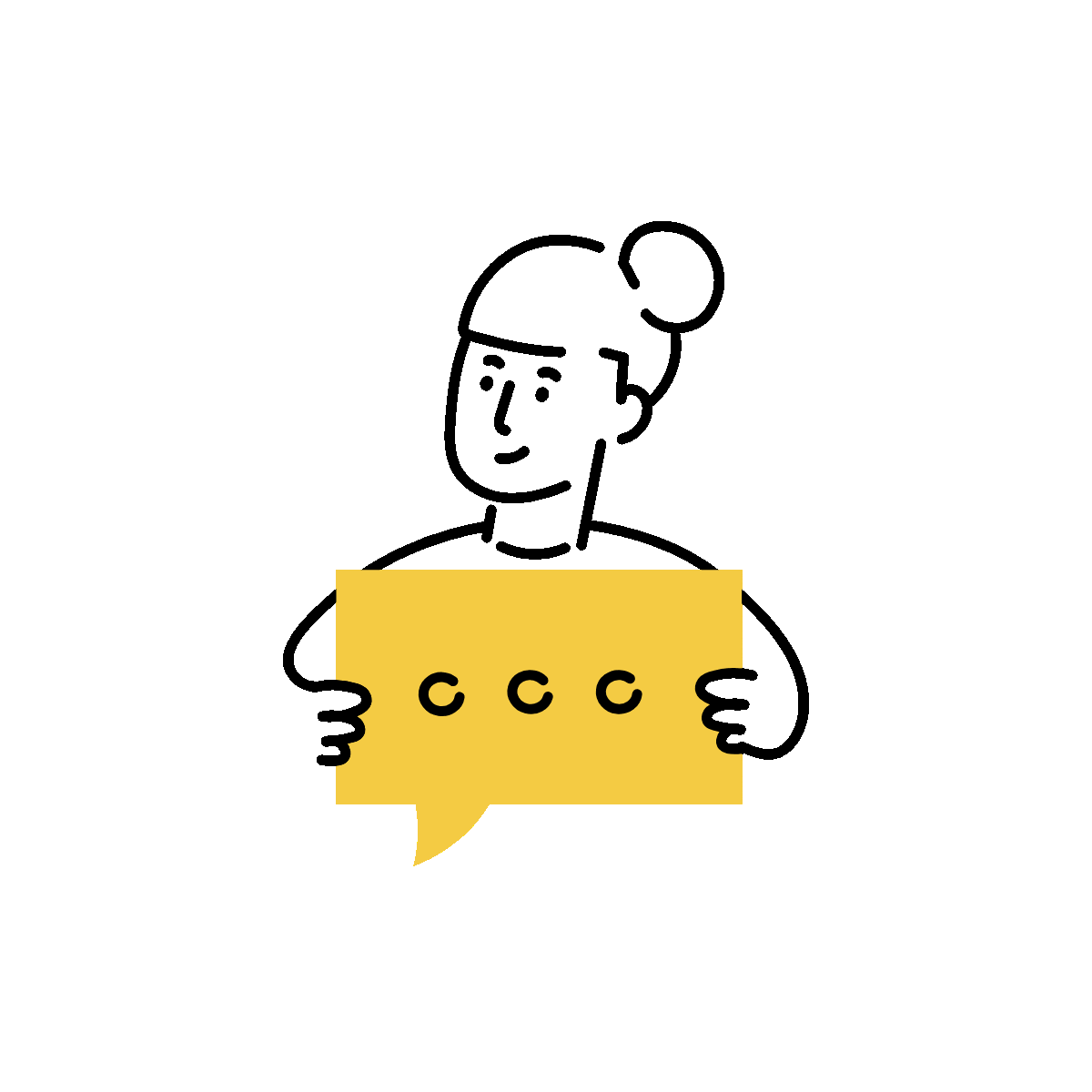 Animated Message Doodle Illustration