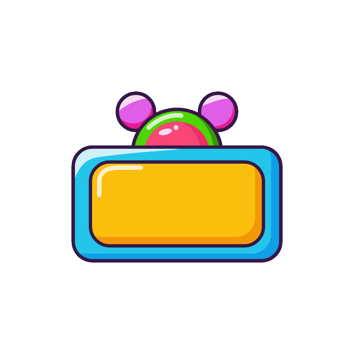 High Five Flat Animated Icon Design