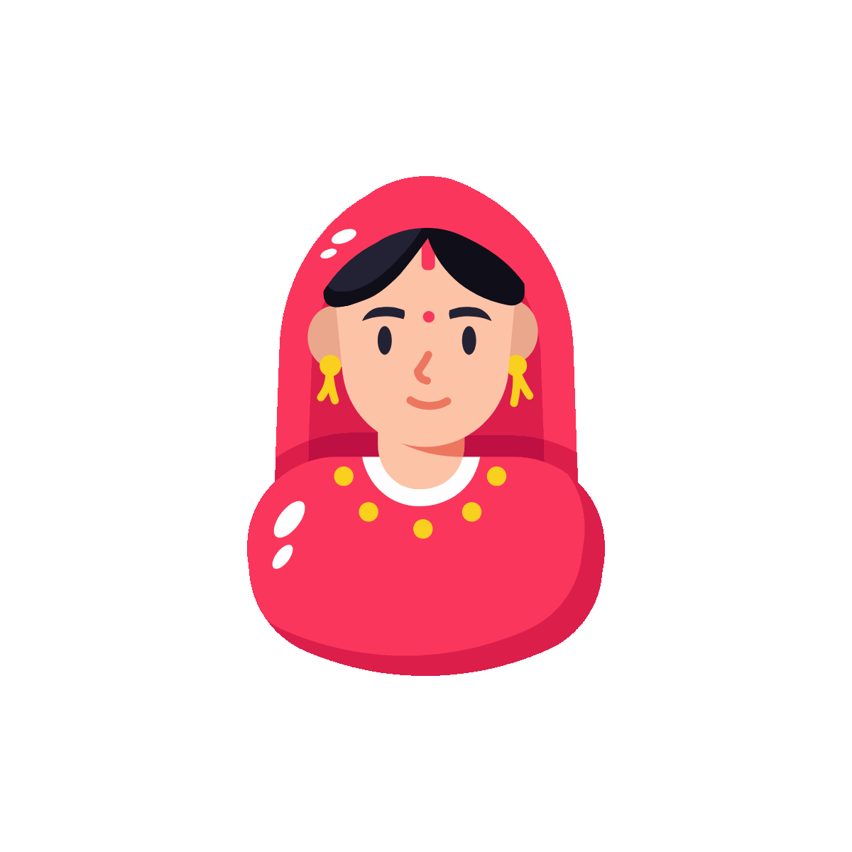 Elegant Indian Bride Lottie Animation