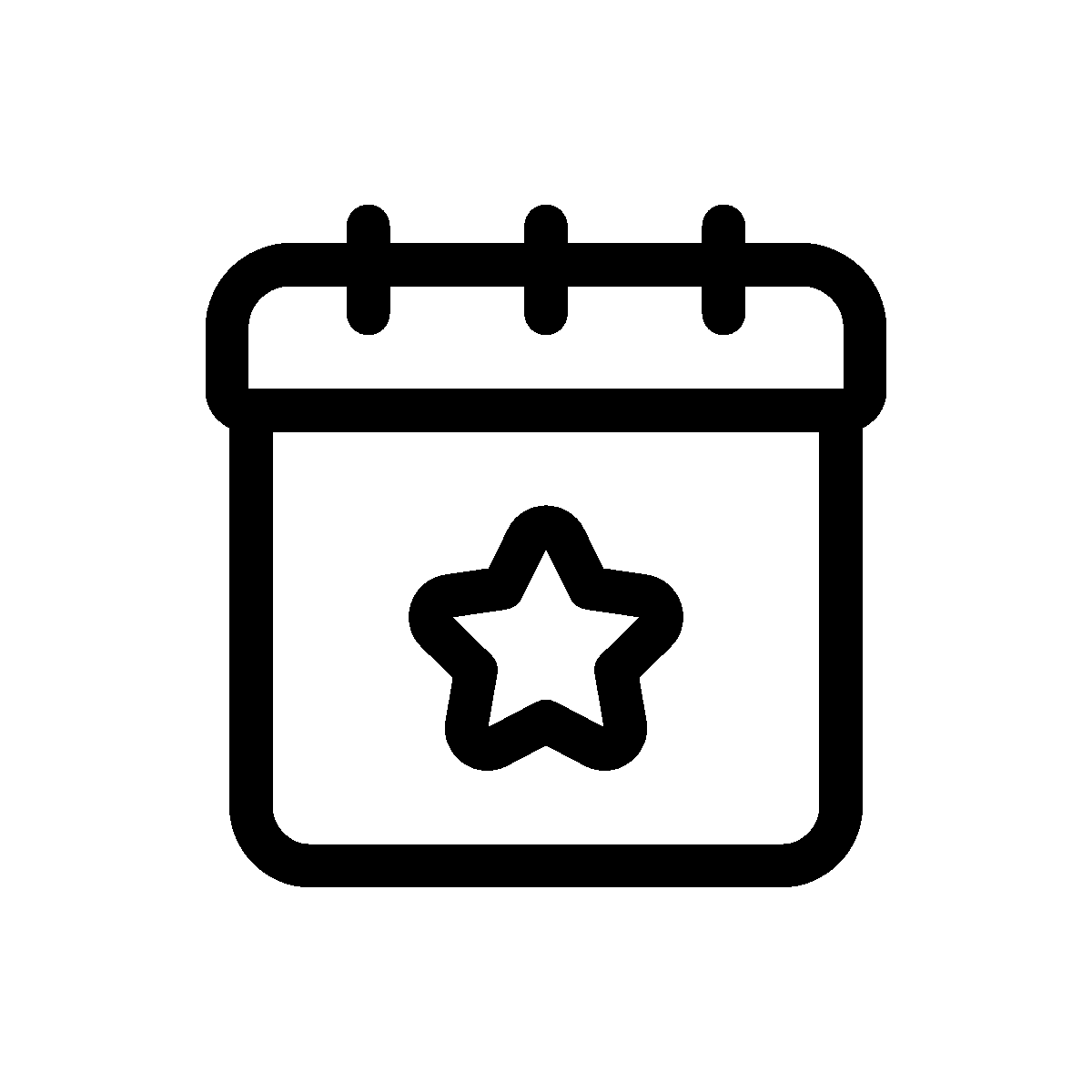 A unique line hover animation of event calendar