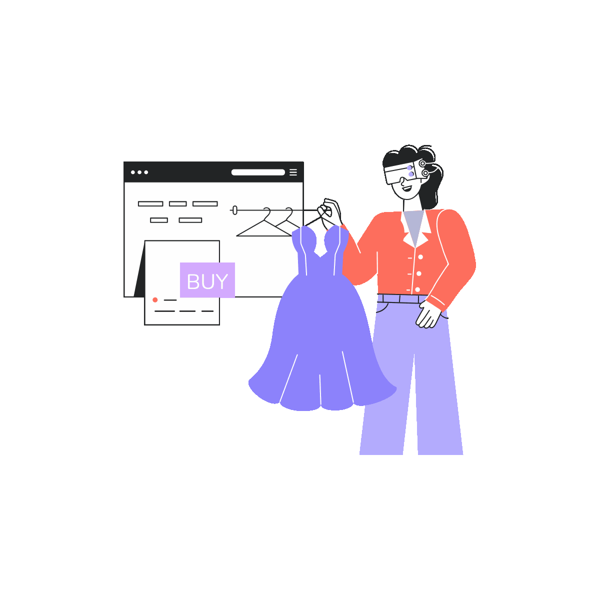Latest Animated Linear VR Shopping Art