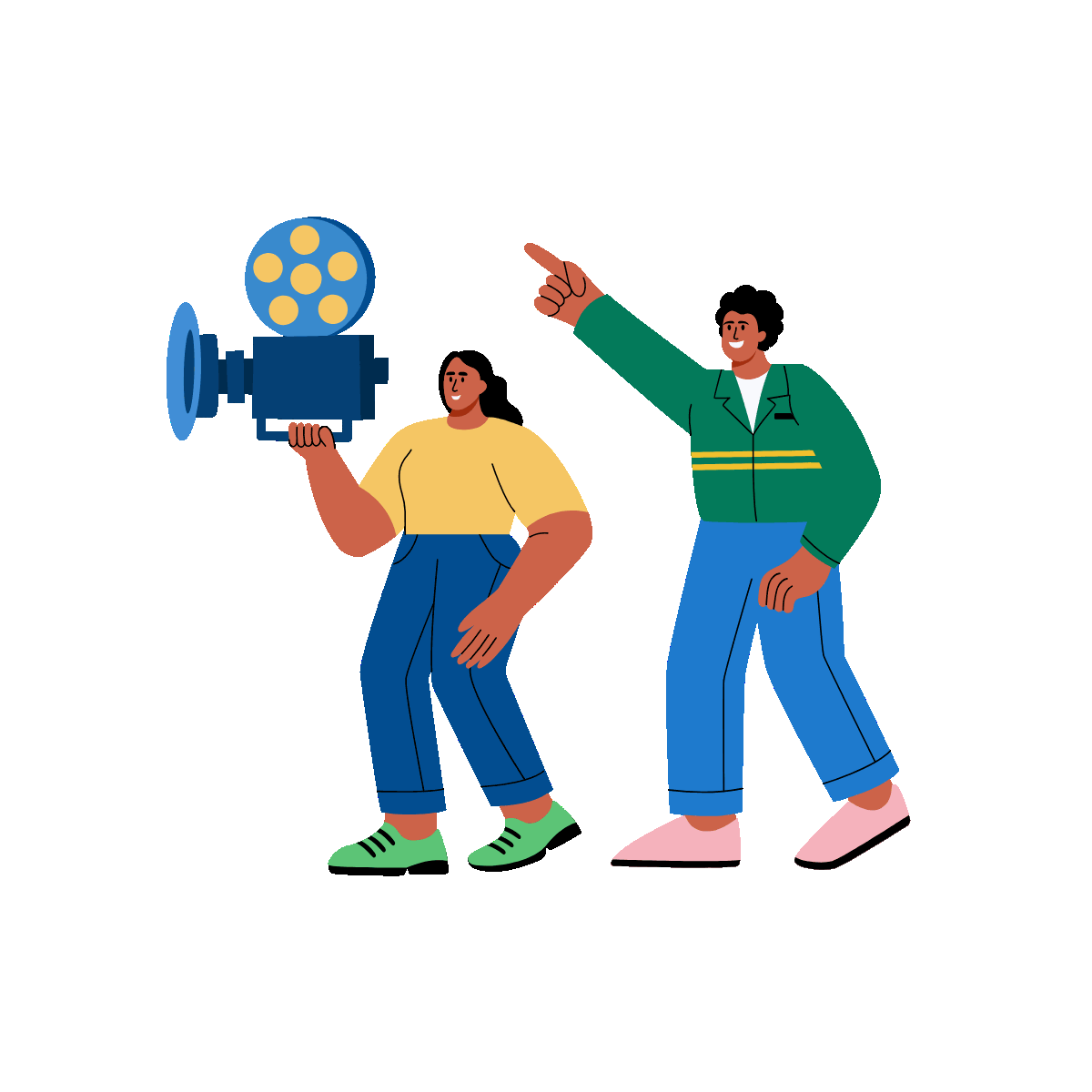 Creating Reel Flat Animation Illustration