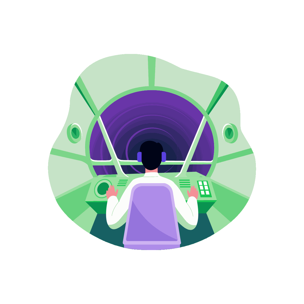 Control Panel Technology Illustration