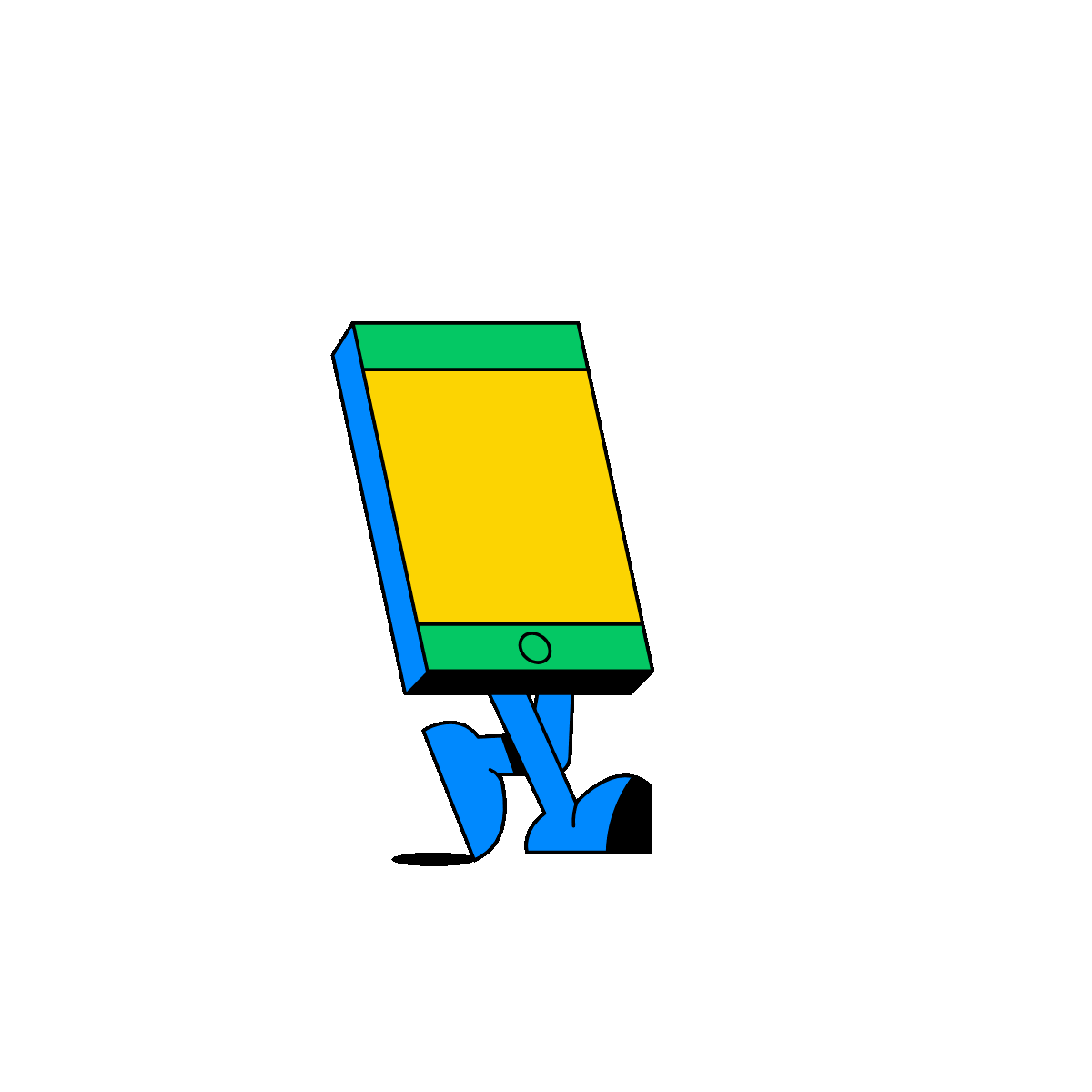 Animated Robot AI Support Assistant