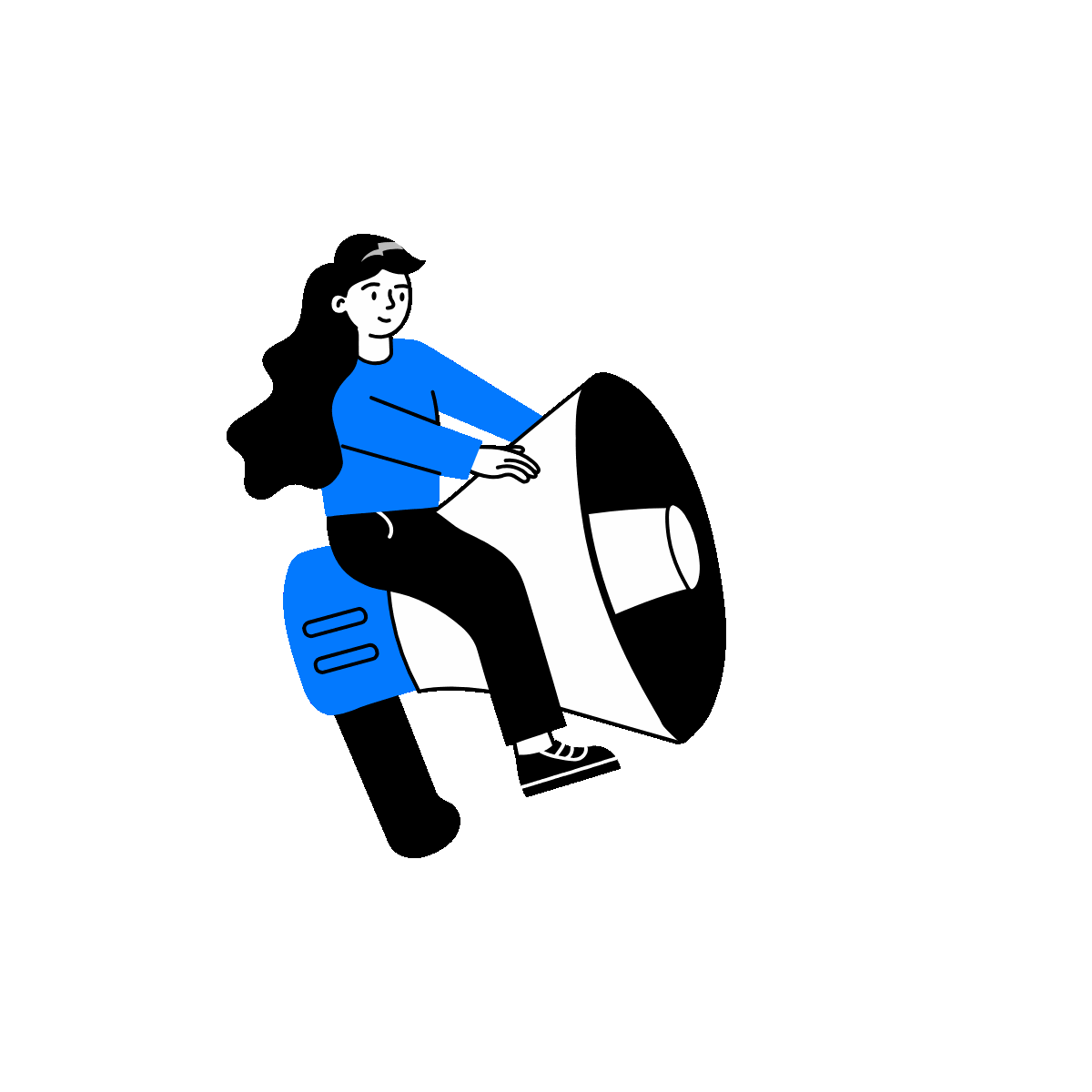 NFT Marketing Doodle Animated Illustration