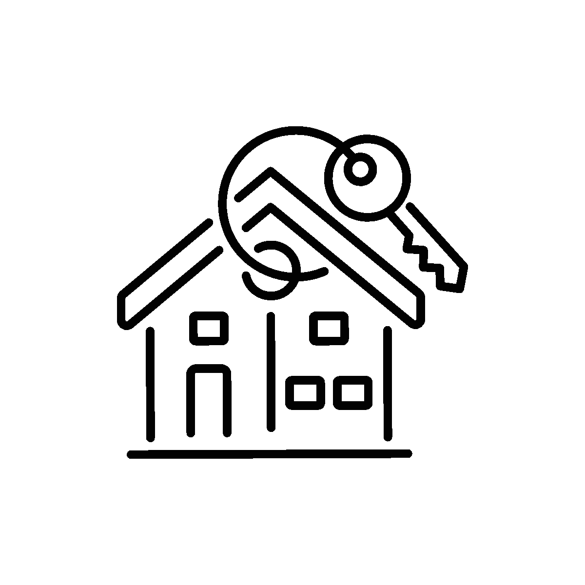 Latest House Key line animated icon